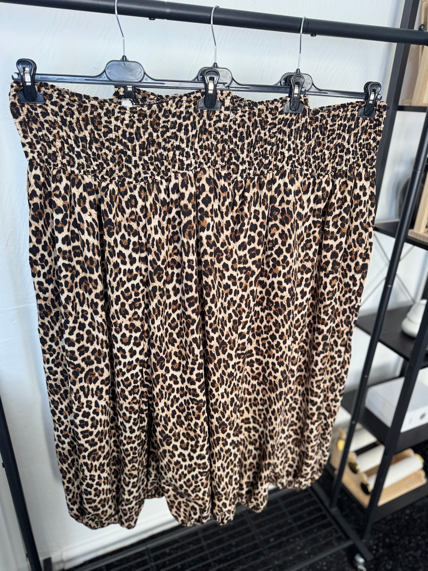 Sam - Leopard Print Harem Trousers