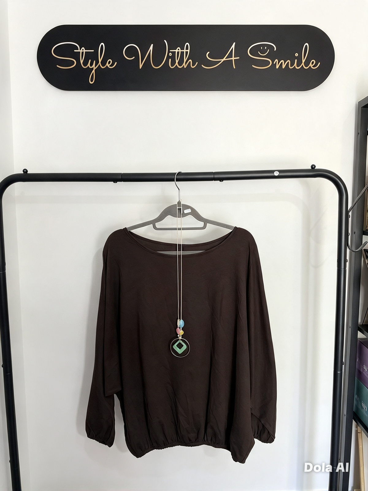 Henrietta - Long Sleeve Bubble Cotton Tee