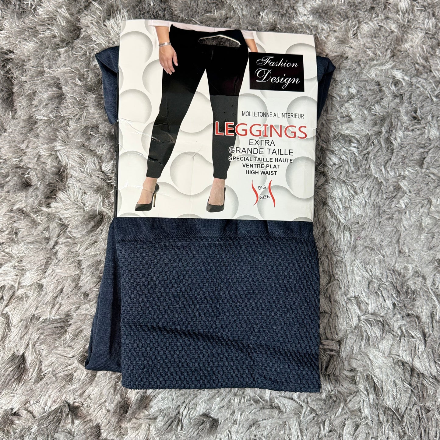 Ray - Fleeced Lined Leggings -  Womenswear Bottom Basic Everyday Stretchy.