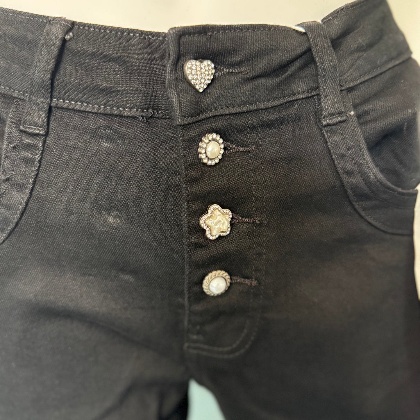 Kimberly - Black slim fit Demin Jeans