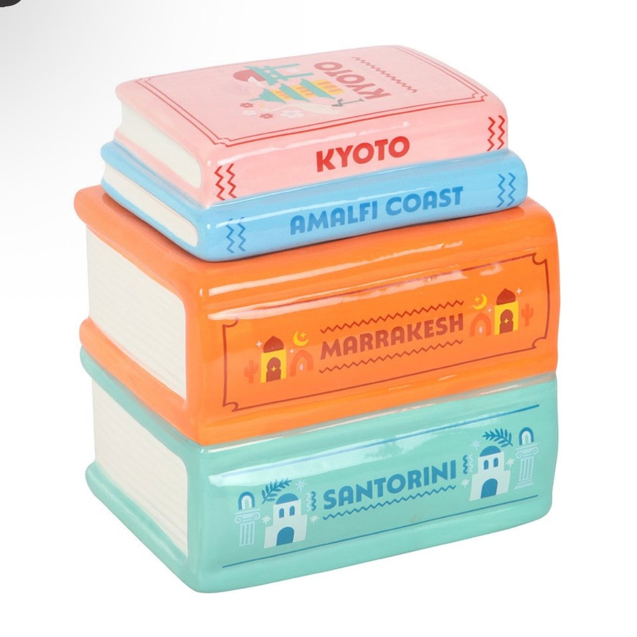 Travel Book Stack Oil Burner & Wax Warmer
