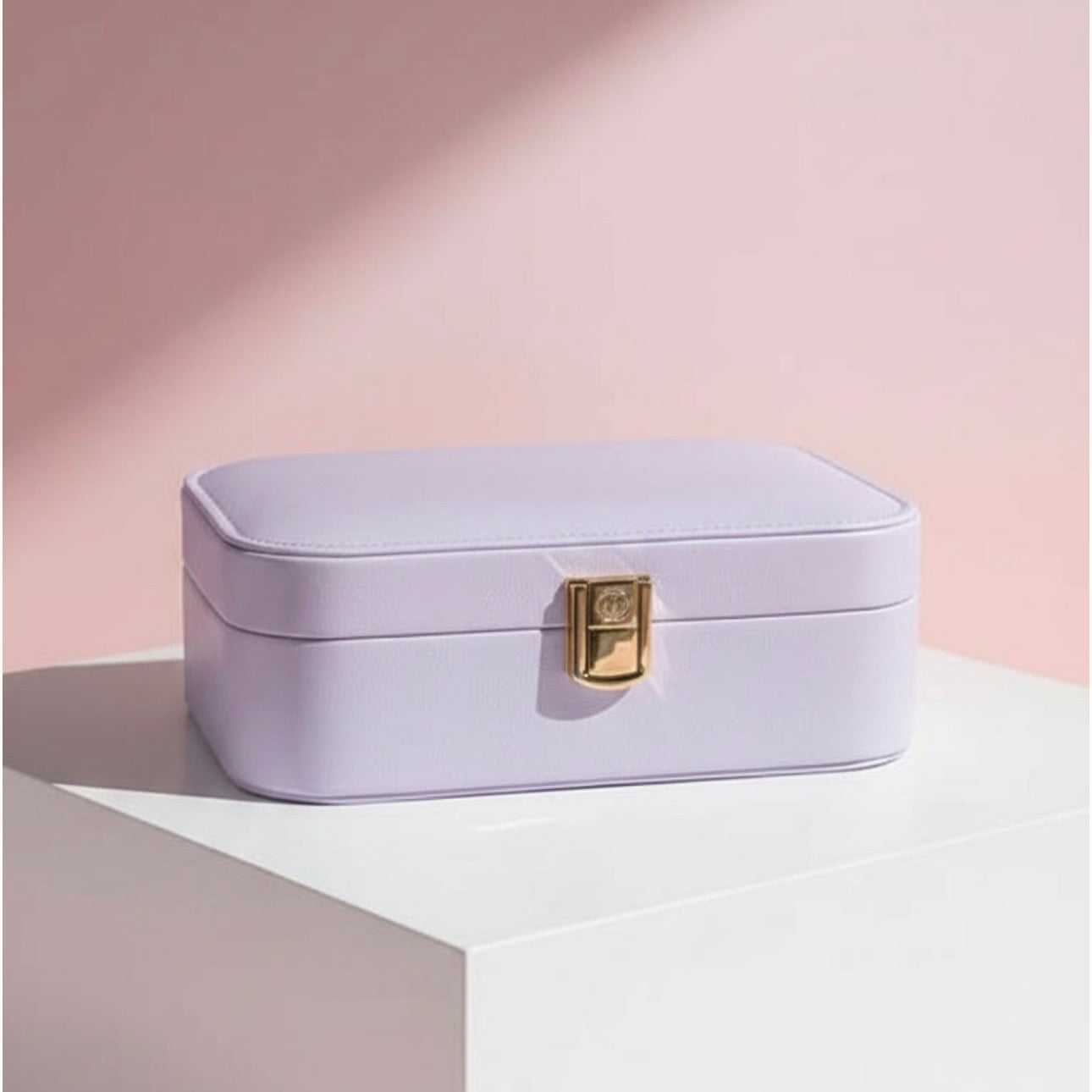 Travel Jewellery Box – Compact Trinket Organizer With Mirror XL