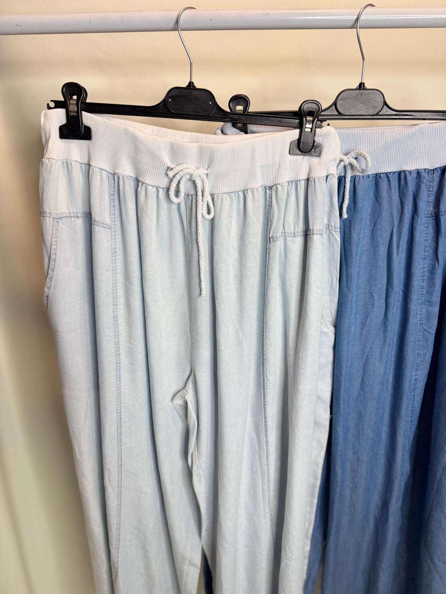 Sierra - Denim Look Harlem/Barrel Leg Trousers
