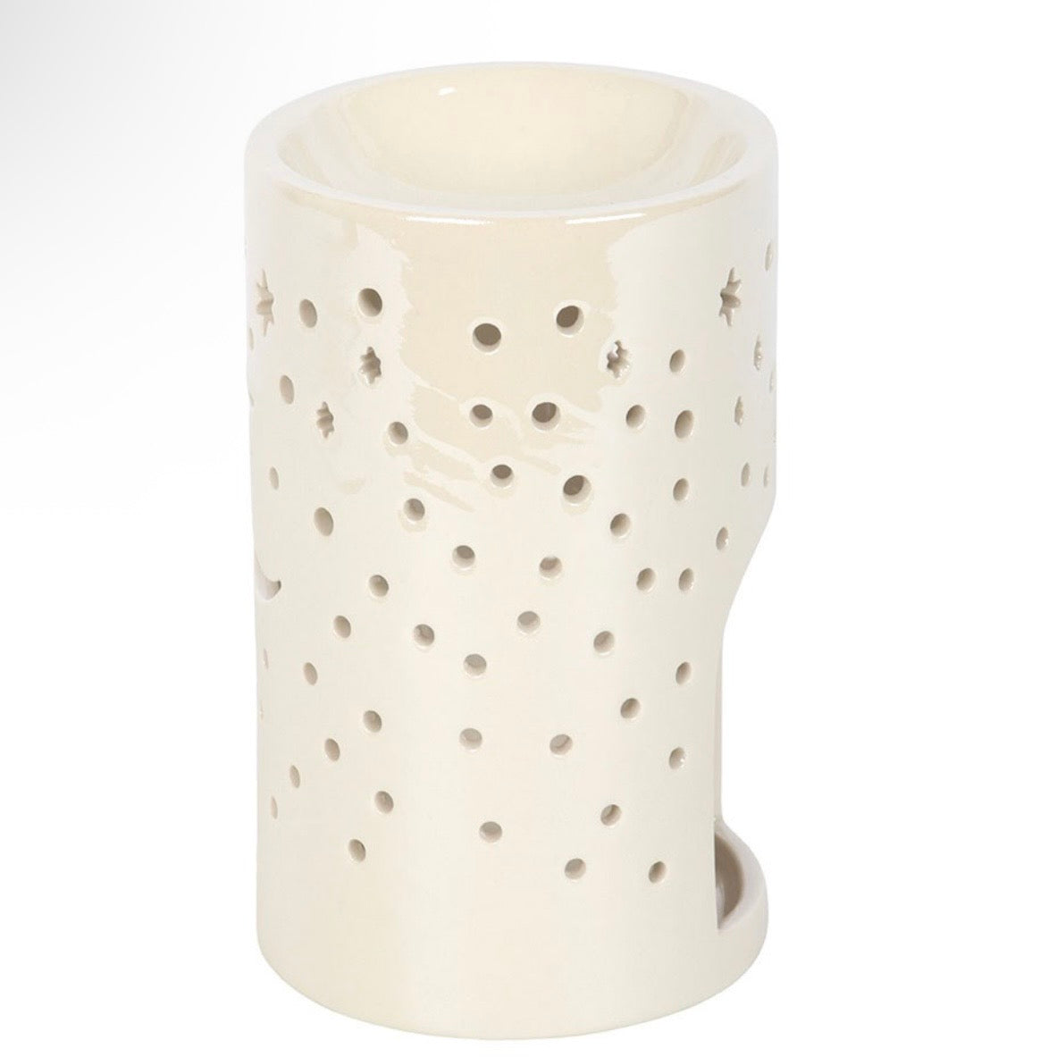Iridescent Moon Pillar Oil Burner & Wax Warmer