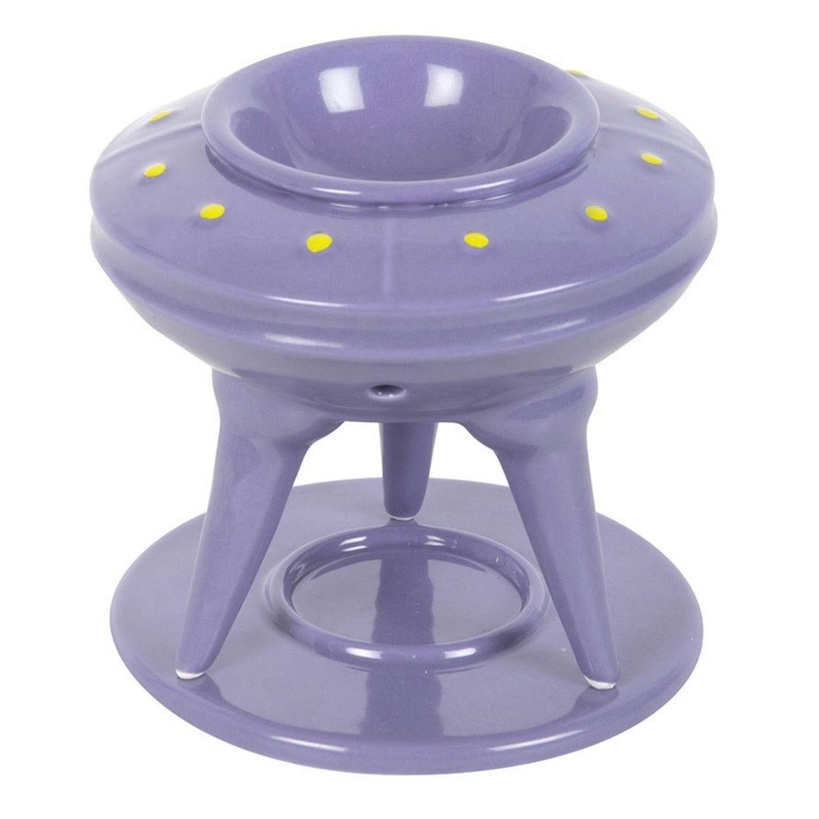 UFO Wax Warmer and Oil Burner With Lime Wax Melt