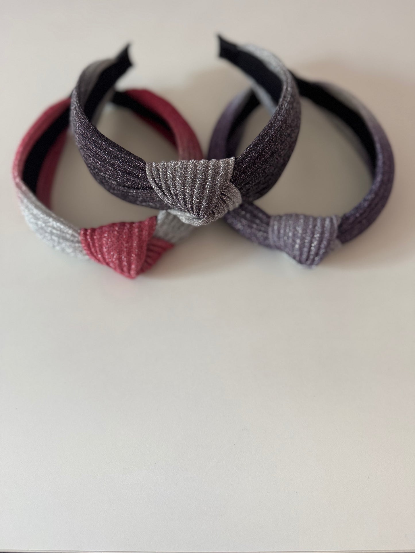 Two Toned Sparkle Knot Headband