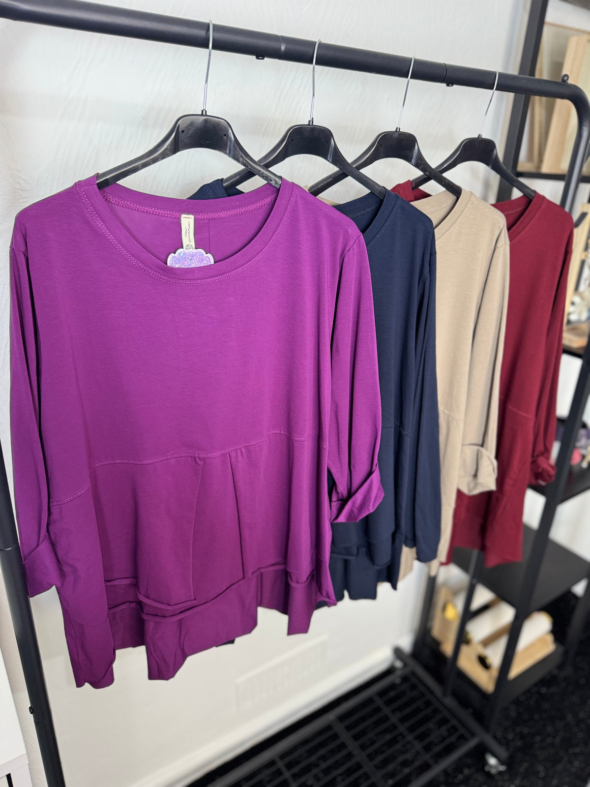 Krissy - Long Sleeve Layered Top